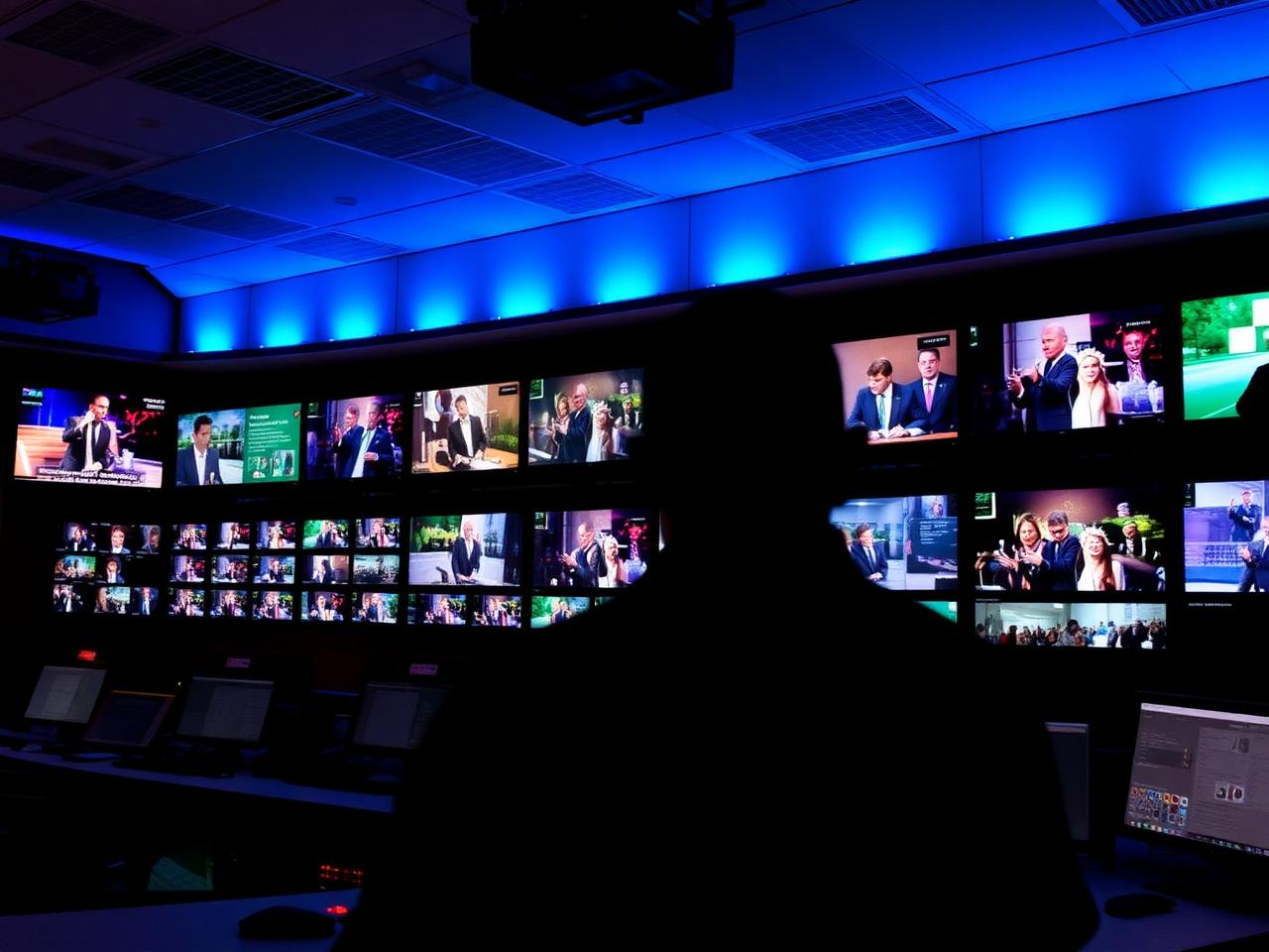 Broadcast control room